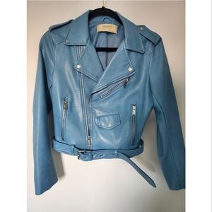 ZARA basic ice blue jacket size S